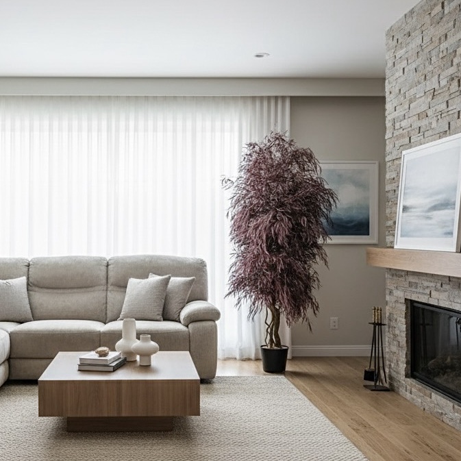 Arbore Nicoly roșiatic eucalipt natural stabilizat 1,8 m