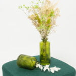 Vază Carol Vintage Green, sticlă verde