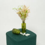 Vază din sticlă - Caro Vintage Green