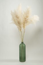 Vază din sticlă mată verde - Jules Matt Green