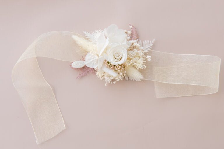 Brățară nașă flori stabilizate