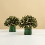 Aranjament cu frunze stabilizate și bambus – Tree Velvet