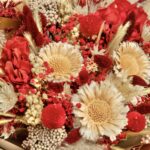 Buchet flori uscate și stabilizate – Happy Birthday - imagine 2