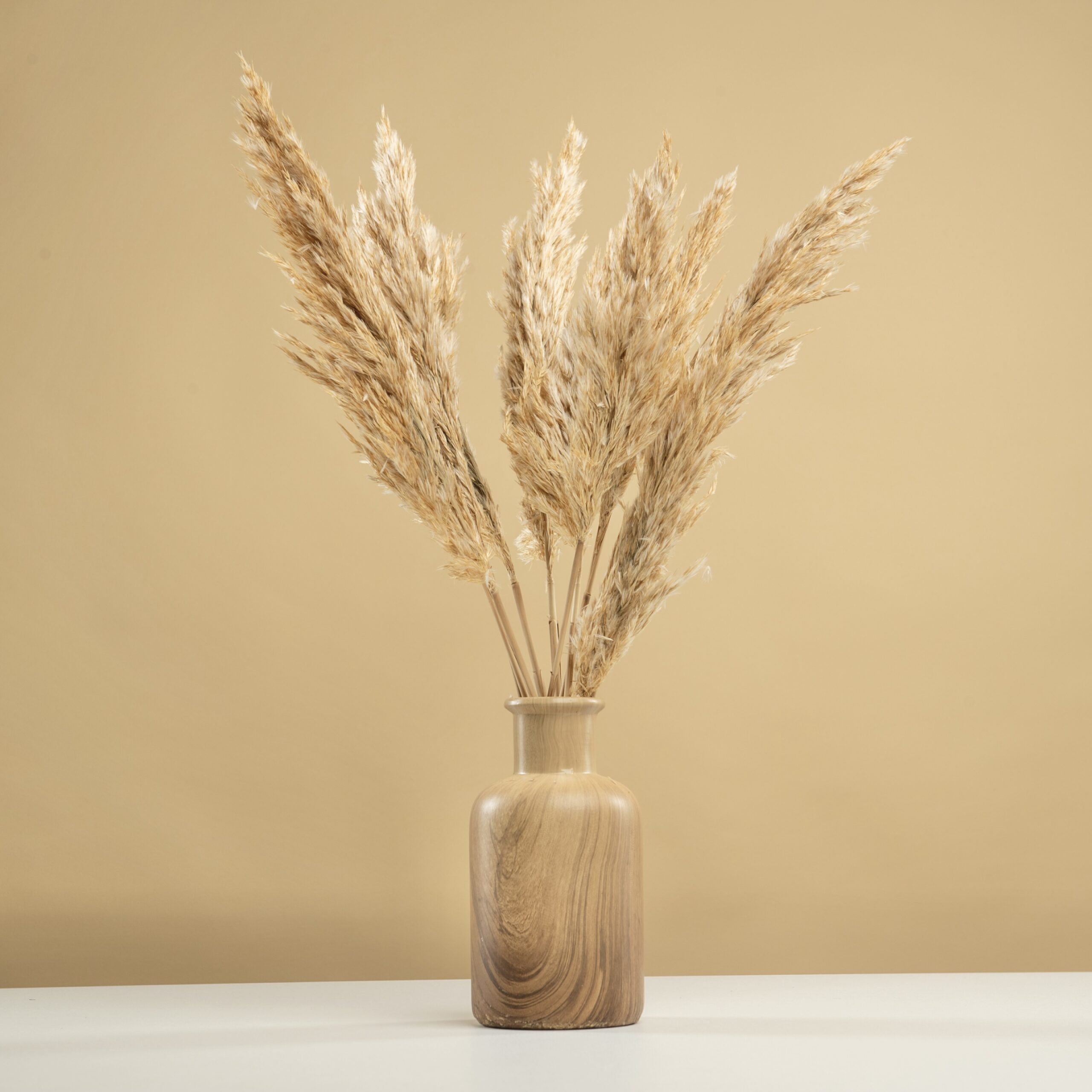 Vază ceramică decorativă maro – 23 cm, aspect natural lemn Vază ceramică decorativă maro – 23 cm, aspect natural lemn