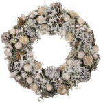 Coroniță de Crăciun cu elemente uscate - 35 cm