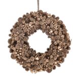 Coroniță Crăciun "Gold Christmas" - 25 cm