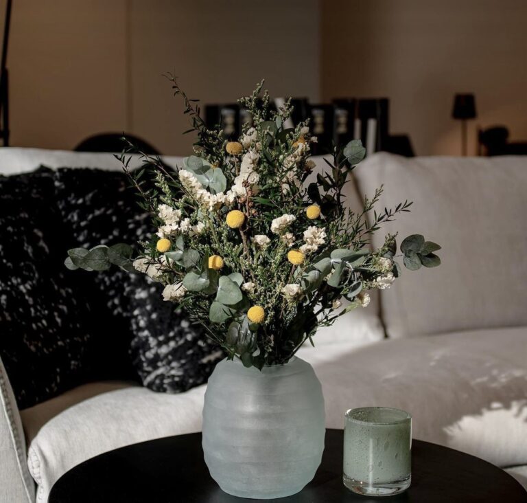 Buchet flori naturale stabilizate - Mix Verde