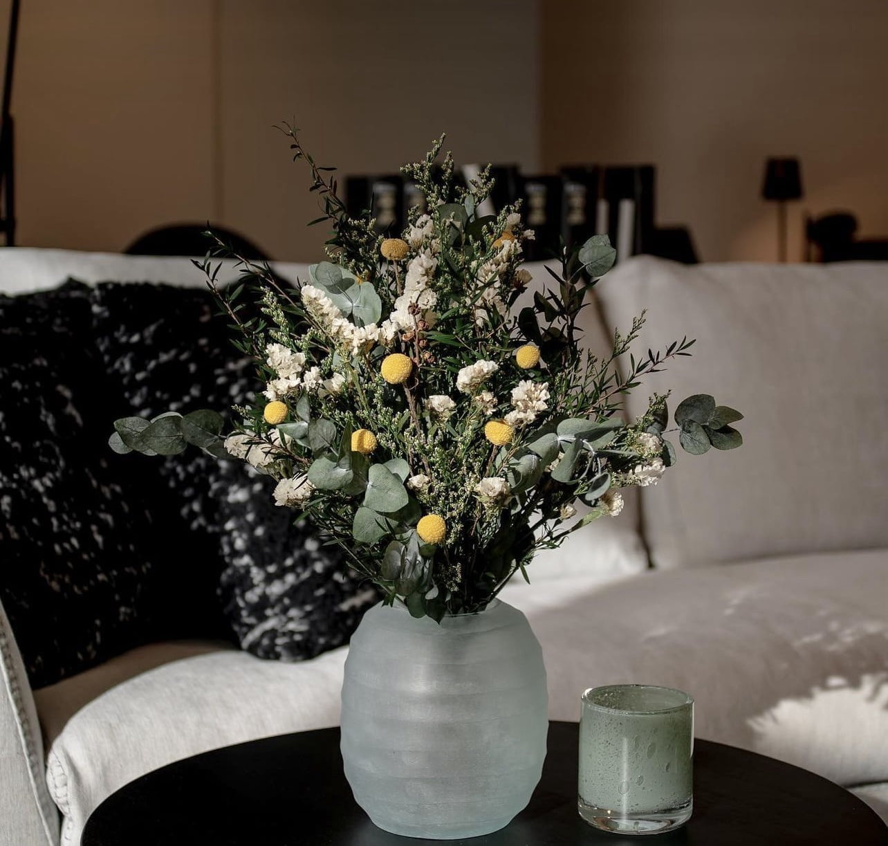 Buchet flori naturale stabilizate - Mix Verde Buchet flori naturale stabilizate - Mix Verde