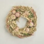 Coroniță flori uscate - 28 cm