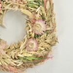 Coroniță flori uscate - 28 cm