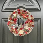 Coroniță de Crăciun Snowman – 35 cm