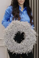 Coroniță Crăciun Silver In - 40 cm