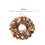 Coroniță Crăciun din conuri de brad