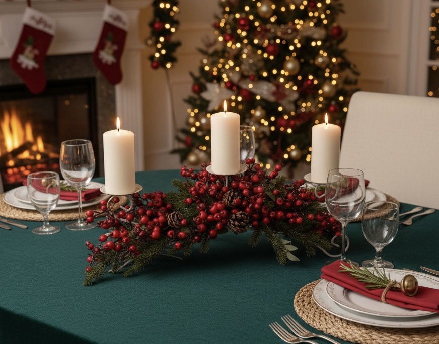 img_9212 Aranjament de Crăciun pentru masă - imagine 1