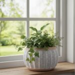 Ghiveci Rotunjit Ceramică