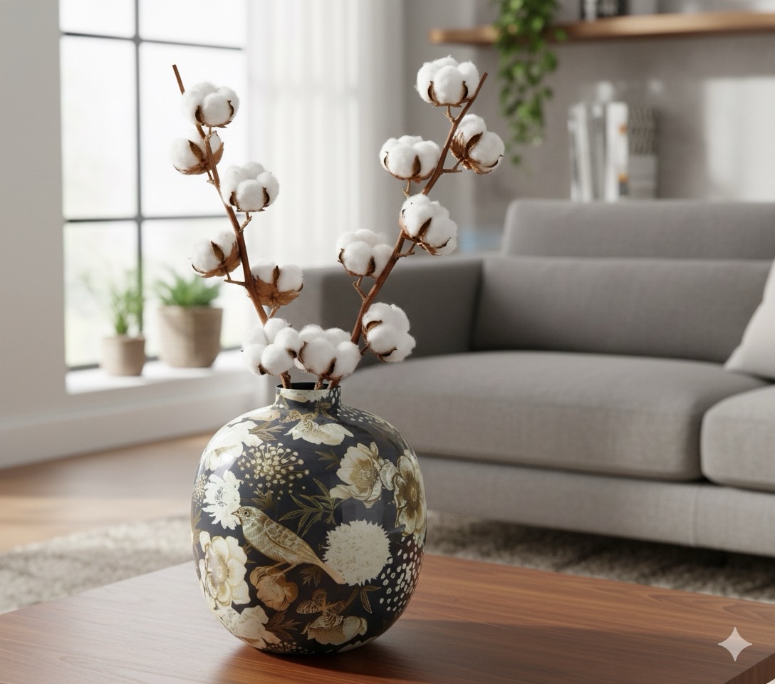 img_9476 Vază Sticlă Metalică - imagine 1