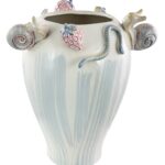 Vază ceramică melc